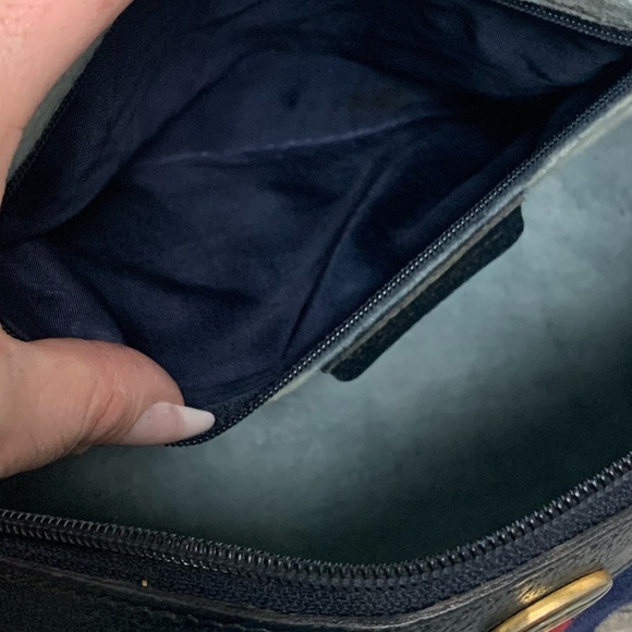 Authentic Gucci Sherry Line navy blue Ophidia Boston bag speedy bag - Picture 13 of 17